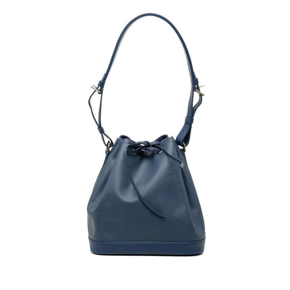 Louis Vuitton Epi Hobo Bag Myrtille Blue Leather